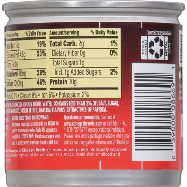 Libby's Chicken Vienna Sausage in Broth, 130g