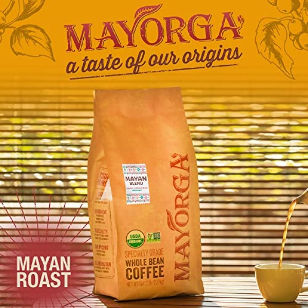 Mayorga Medium Roast Whole Bean Coffee, 2.27 kg Bag