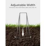 GROWNEER 50-Pack 30cm Heavy Duty 11 Gauge Garden Stakes