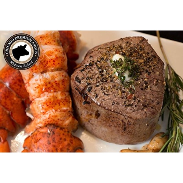 Chicago Steak & Seafood Gourmet Dinner - Surf & Turf Set
