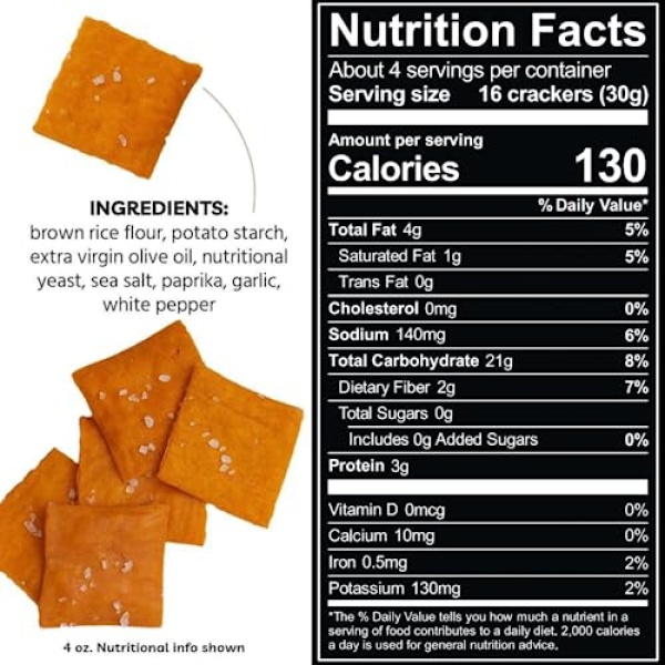 Every Body Eat Snack Thins, Cheese-less, Vegan, GF, DF (2 Pack)