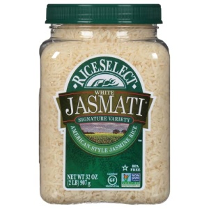 RiceSelect Jasmati Long-Grain Jasmine Rice, 907g Jar