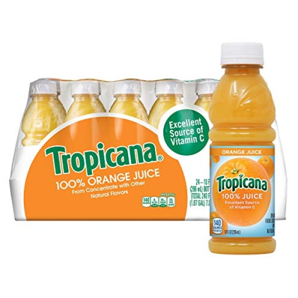 Tropicana 100% Orange Juice, 300ml (Pack of 24)