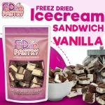 Vanilla Freeze-Dried Ice Cream Bites - 70g Resealable Pack