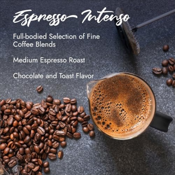 Caffè Borbone Espresso Intenso, Medium Roast, 1 kg Bag