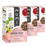 Numi Organic Damiana Focus Tea, 3 Packs, 16 Bags Each