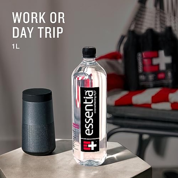 Essentia Ionized Alkaline Water, 1L (Pack of 12)