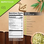 NUT CRAVINGS - Raw Pumpkin Seeds, Unsalted, Shelled, 454g