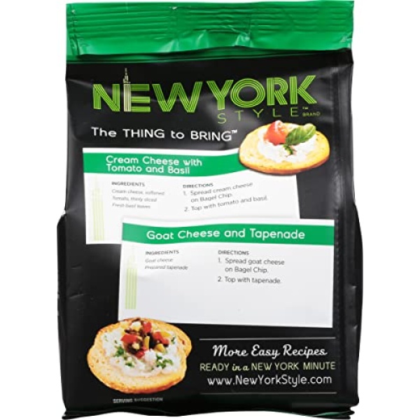 New York Style Bagel Crisps, Garlic, 170g