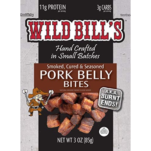 Wild Bill’s Pork Belly Bites 85g Pack (3 count)
