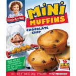 Little Debbie Choc Chip Mini Muffins, 5 Pouches, 240g Box
