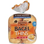 Thomas' Plain Bagel Thins - 16 count