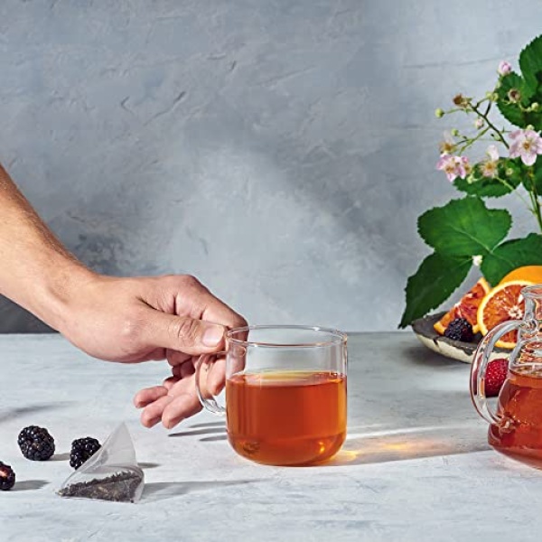 Teatulia Organic Black Tea (50 Pyramid Bags) | Compostable