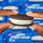 OREO Mega Stuf Chocolate Cookies, Family Size, 500g