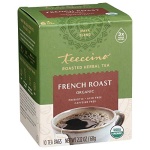 Teeccino French Roast Herbal Tea, 10 Bags, Caffeine-Free