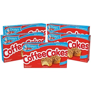 Drake's Coffee Cakes, 40 Wrapped Pastries (5 Boxes)