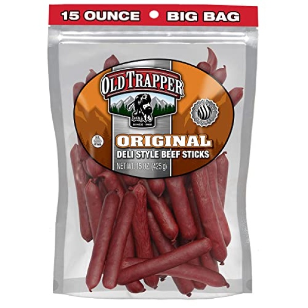 Old Trapper Original Beef Sticks, 425g Package