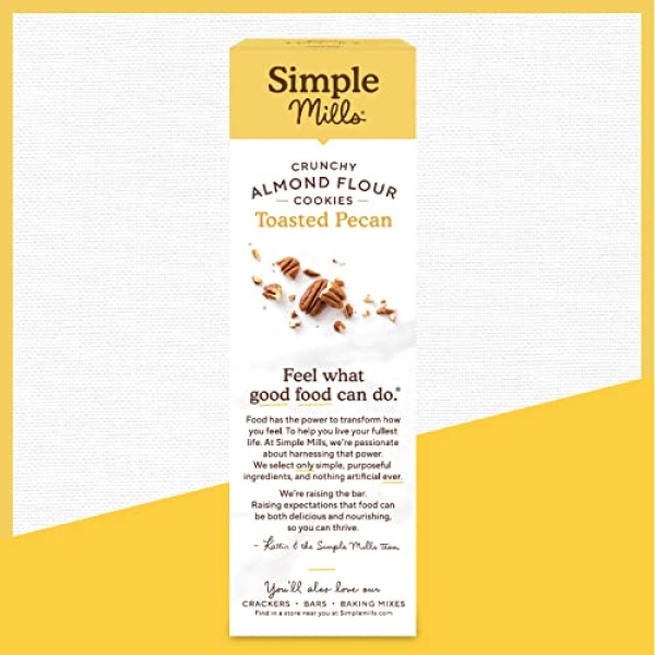 Simple Mills Almond Flour Cookies, Toasted Pecan, 156g