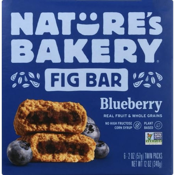 Nature's Bakery Blueberry Fig Bars, 57g, 6 Ct