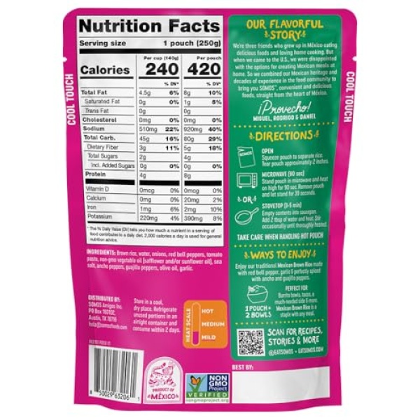 SOMOS Mexican Brown Rice, 250g