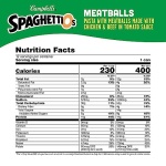 SpaghettiOs Pasta with Meatballs, 442g Can (Pack of 12)