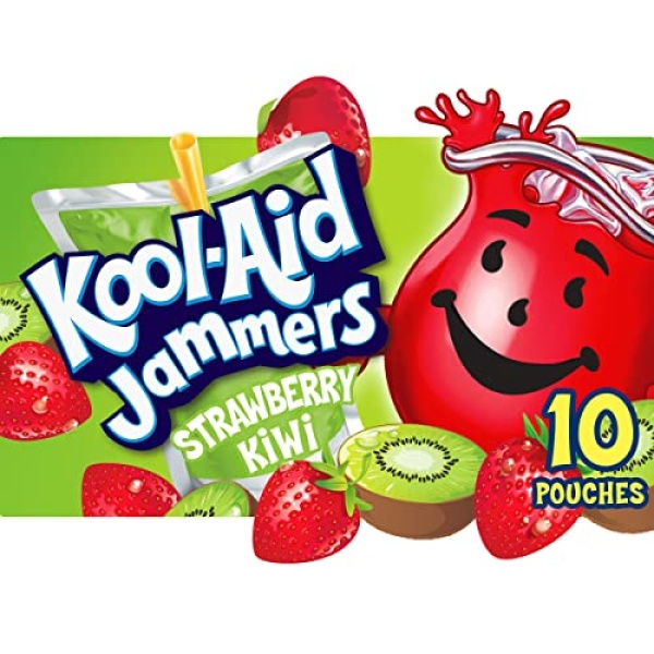 Kool-Aid Jammers Strawberry Kiwi Kids Drink (10 ct, 177 ml)
