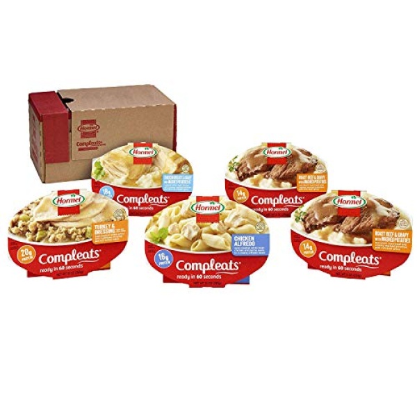 HORMEL COMPLEATS Protein Variety Pack (5 Trays)