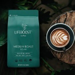 Lifeboost Organic Medium Roast Coffee Beans - 340g