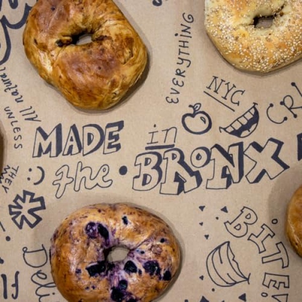 Just Bagels Blueberry Bagels - 12 Total, Non-GMO