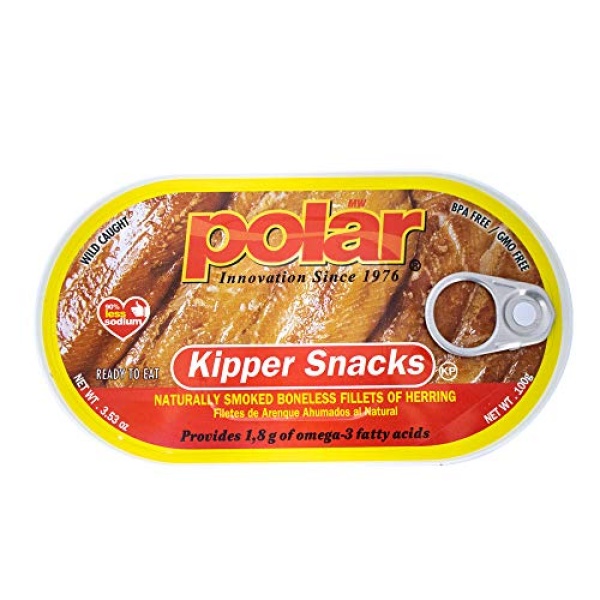 MW Polar Herring, Kipper Snacks, 100g, Pack of 12