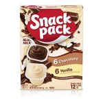 Snack Pack Choc & Vanilla Pudding Cups, 12 Count