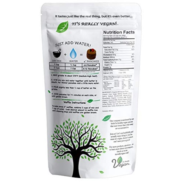 Vegan Pancake & Waffle Mix | Dairy, Egg, Soy Free (40g)