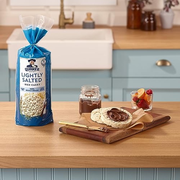 Quaker Rice Cakes, Lightly Salted, 6-Pack