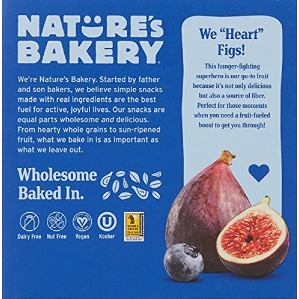 Nature's Bakery Blueberry Fig Bars, 57g, 6 Ct