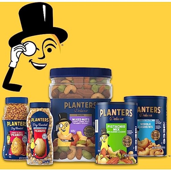 PLANTERS Deluxe Salted Mixed Nuts, 964g Container