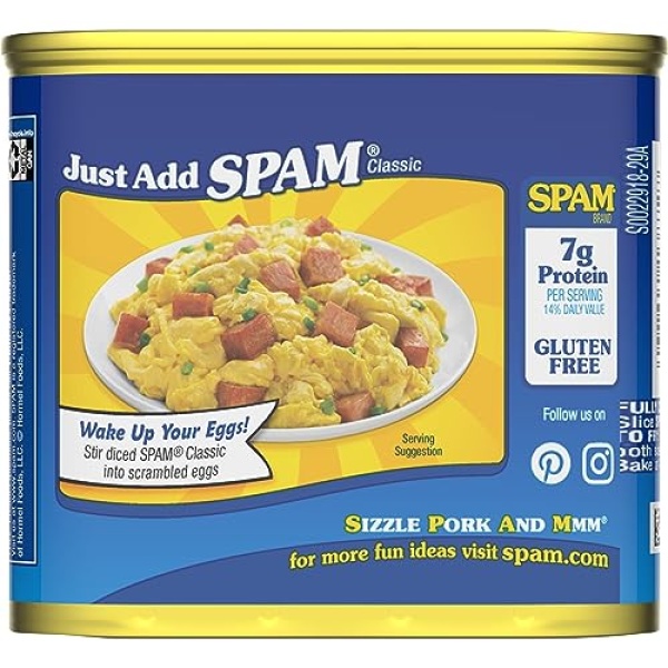 Spam Classic, 340g Can (Pack of 12)