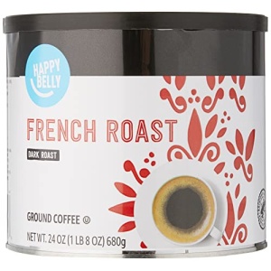 Happy Belly French Roast Ground Coffee, Dark, 680g