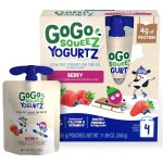 GoGo squeeZ yogurtZ Berry, 85g (Pack of 4)