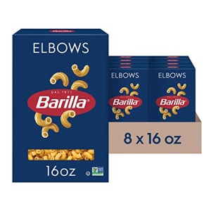 Barilla Elbows Pasta, 454g Box (Pack of 8) - Non-GMO