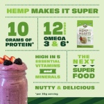 Organic Hemp Seeds, 2.27 kg, 10g Protein, 12g Omega 3&6 per Srv