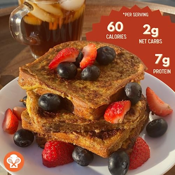 Dr. B's Multigrain Bread | 2g Net Carbs, 7g Protein, 454g