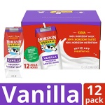 Horizon Organic Shelf-Stable Low Fat Vanilla Milk, 237 ml, 12 Pack
