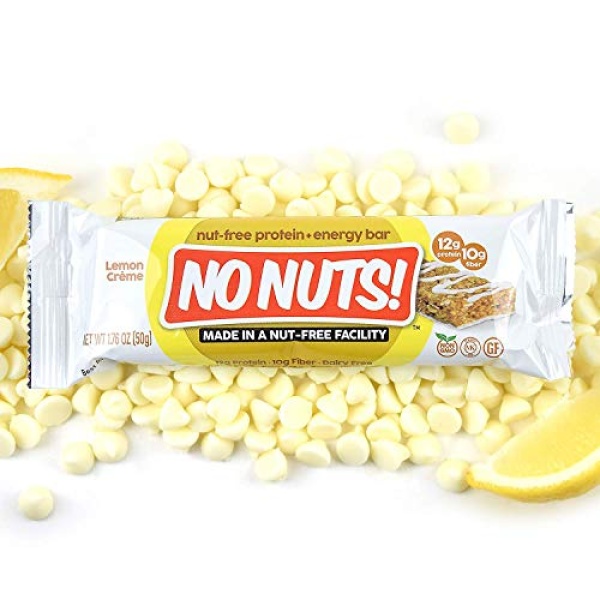 No Nuts! Lemon Créme Vegan Protein Bars, Organic, Kosher