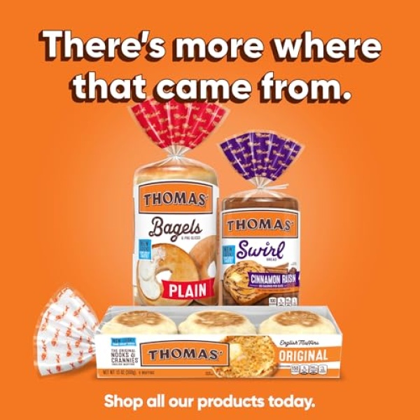 Thomas' Everything Bagel Thins, 8 count, 369 g