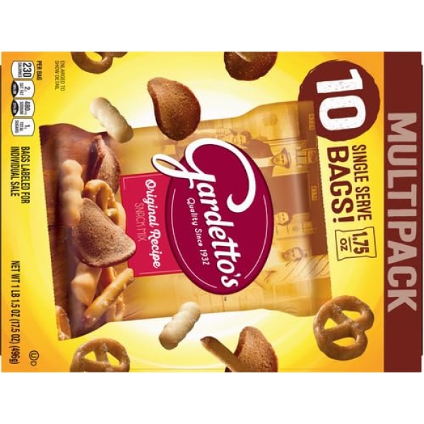 Gardetto's Original Snack Mix, 10 x 50g Bags