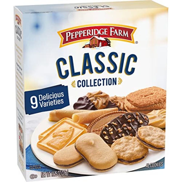 Pepperidge Farm Cookies Classic Collection, 375g Box
