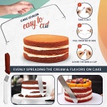 RFAQK 100PC Cake Pan Set & Decorating Kit: 3 Non-Stick Pans (10, 18, 23 cm)