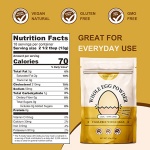 Orgnisulmte Whole Egg Powder, All Natural, 227g