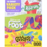 Fruit Roll-Ups, Gushers, Snacks Variety Pack, 16 ct