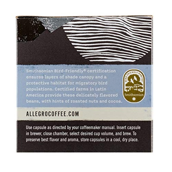Allegro Organic Early Bird Coffee Pods, 10 Count, 108g